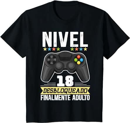 18 Años Regalo De Cumpleaños Chico Humor Chica Gamer Camiseta