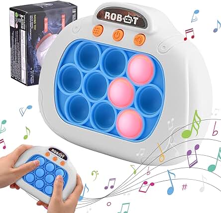2023 Electronic Popping Game para Niños Niñas 3-12, Puzzle Pop Juegos Interactivos, Fidget Bubble Game, Breakthrough Puzzle Game Machine, Regalos de Cumpleaños para Niñas Adolescentes 6 7 8 9 10 (B)