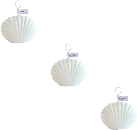 3 Piezas De Vela De Concha Vela De Parafina Velas Escultóricas Regalo De Vela Velas De Soja Para El Hogar Regalo Perfumado Para Mujer Decoración De Concha Vela Perfumada De Concha
