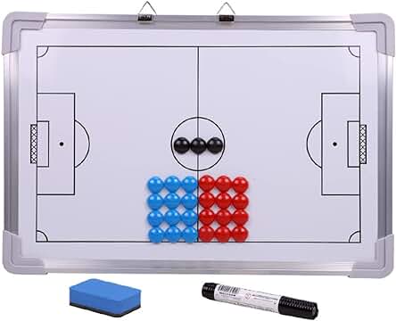 45 Cm X 30,5 Cm Tabla De Entrenamiento De Fútbol Montada En La Pared, Pizarras De Fútbol Para Entrenadores, Junta De Entrenadores, Portapapeles De Entrenadores De Fútbol, ​​regalos Para Entrenadores