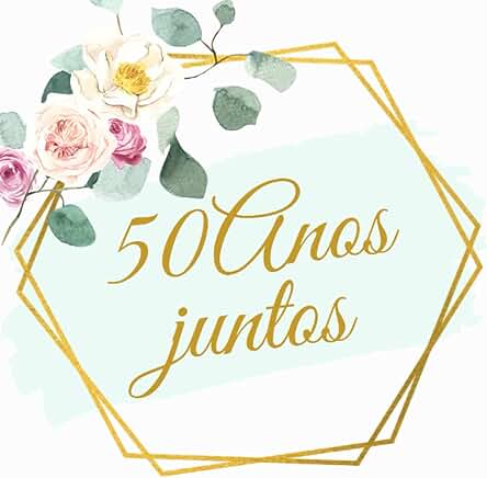 50 Años Juntos Libro de Firmas para Bodas de Oro: 50 Aniversario Libro de Visitas, Para Invitados, Recuerdos y Huellas de Aniversario boda de oro 50 ... Idea de Regalo o Detalle de boda Original