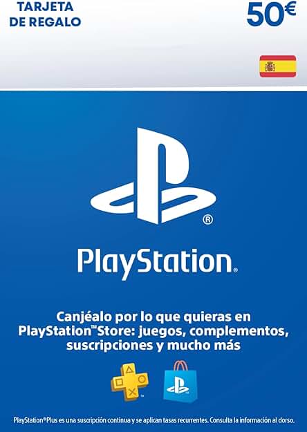 50€ PlayStation Store Tarjeta Regalo | PSN Cuenta Española [Código por Correo] 50€ PlayStation Store Tarjeta Regalo | PSN Cuenta Española [Código por Correo]