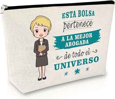 Abogada Mujer Bolsas de Belleza Bolsas de Cosméticos Regalar a Trabajadores Profesionales - Esta Bolsa Pertenece a la Mejor Abogada del Universo