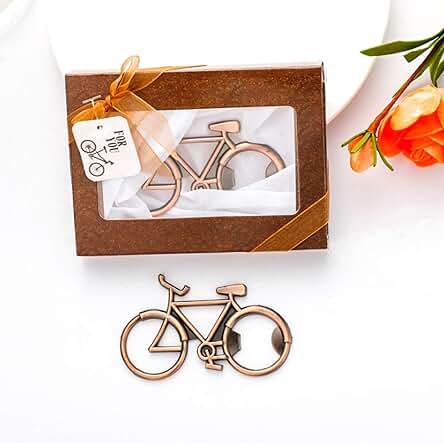 Abrebotellas De Bicicleta | Decoración | Regalo De Cumpleanos Para Ciclistas, Hipsters Y Amadores De Bicicletas | Caja De Regalo Adorable Para Abrebotellas De Bicicleta (Bicicleta)