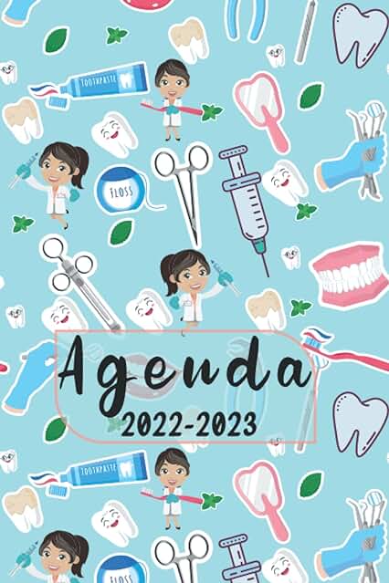 Agenda 2022-2023: Organizador de 2 Años, Idea de Regalo para Planificador para Dentistas, Estudiantes de Odontología, Periodoncistas, Ortodoncistas, Asistente Dental