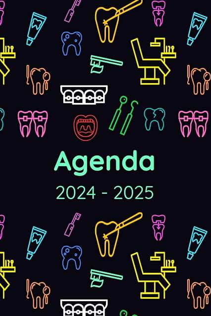 Agenda 2024-2025: Regalo para Dentistas, Estudiantes de Odontologia, Higienistas Dentales, Ortodoncistas, Calendario, Vista Semanal y Mensual Agenda 2024-2025: Regalo para Dentistas, Estudiantes de Odontologia, Higienistas Dentales, Ortodoncistas, Calendario, Vista Semanal y Mensual