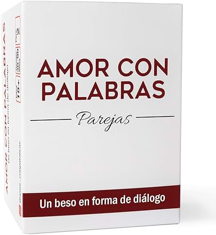 AMOR CON PALABRAS - Parejas | Regalos para Pareja o Regalo Aniversario Pareja- Juegos de Mesa para Dos Personas Que Fortalece Las Relaciones