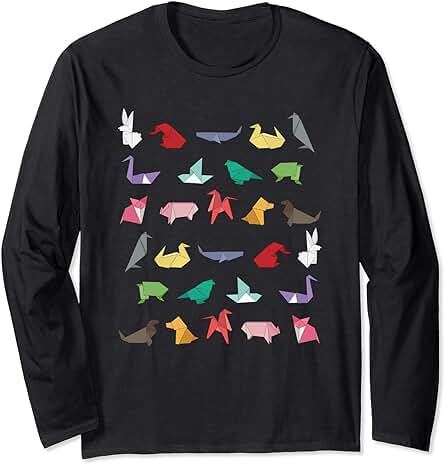 Animales de Origami de Papel Regalos para Amantes del Manga Larga Animales de Origami de Papel Regalos para Amantes del Manga Larga