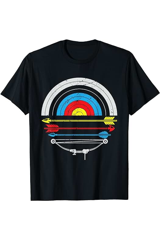 Archery Sports Tiro con arco Flechas Arquero Regalo Flecha arco Deporte Amante Camiseta