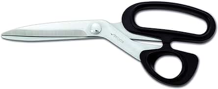 Arcos Serie Prochef, Tijeras de Cocina para Zurdos, Hoja de Acero Inoxidable, 210 mm, Mango de Polipropileno Color Negro