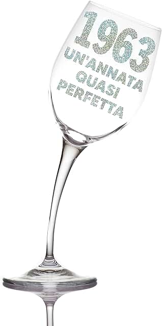 Aurìca Copa de vino Personalizado Doblado Ideas de Regalo para Mujer 60 Años y Hombres Originales - Copas de vino Divertidas - Gadget 60 Años Cumpleaños Hombre Y Mujer