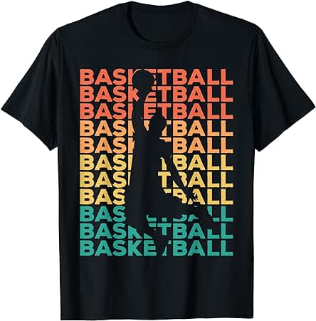 Baloncesto Retro Vintage Regalo Para Jugadores De Baloncesto Camiseta