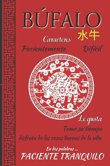 BÚFALO: el Signo Astrológico Chino en la Belleza, un Regalo Temático para los Entusiastas | Cuaderno de 120 Páginas Rayadas