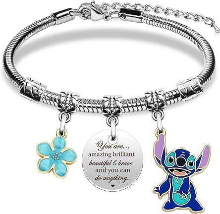 BJPERFMS Pulseras Stitch, Lilo y Stitch Pulseras Niña, Stitch Pulsera Amistad, Stitch Pulsera Niños, Pulseras Regalo, Stitch Joyería, Stich Coleccion Aniversário, Regalo para Fiestas de Cumpleaños BJPERFMS Pulseras Stitch, Lilo y Stitch Pulseras Niña, Stitch Pulsera Amistad, Stitch Pulsera Niños, Pulseras Regalo, Stitch Joyería, Stich Coleccion Aniversário, Regalo para Fiestas de Cumpleaños