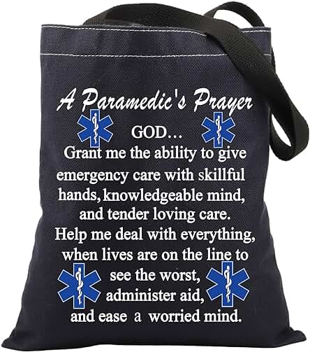 BNQL Regalos Paramédicos, Bolsa de mano EMT, Regalos EMS, Regalos para Estudiantes Paramédicos, Regalos de Emergencia, Técnicos Médicos, Bolsa de mano