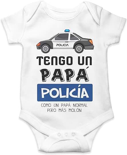 Body Tengo un Papá Policía Regalo Original (6/12 Meses) Body Tengo un Papá Policía Regalo Original (6/12 Meses)
