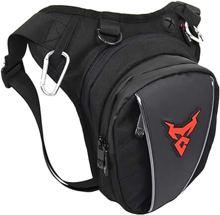 Bolsa de Cintura Oxford para Motocicleta para Hombres y Mujeres, Muslo, Cadera, Riñonera para Teléfono Celular para Viajes al Aire Libre