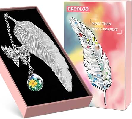 BROOLOO Calendario Adviento para Mujer - Marcapaginas Especiales Originales Wonderful Regalos Profesora Lectores Escritores Mama Titas Adolescentes Chicas Jovenes Amigas Hermanas Cumpleanos