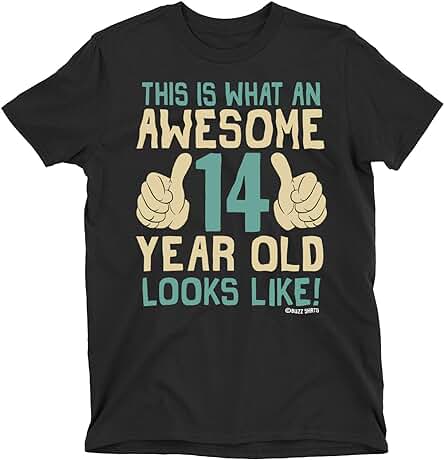 Buzz Shirts 14th Regalo De Cumpleaños - This Is What An Awesome 14 Year Old Looks Like - Niños Niñas