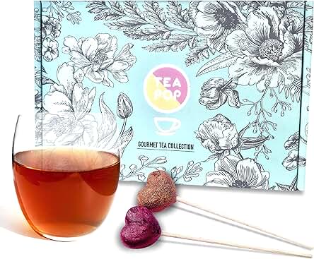 Caja de Regalo de té en Barra de Tea-Pop, 100% Natural, se Disuelve en agua