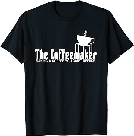 Camisa de Barista, Divertida, Regalo de Cafetera, la Mejor Camiseta de Barista Camiseta Camisa de Barista, Divertida, Regalo de Cafetera, la Mejor Camiseta de Barista Camiseta