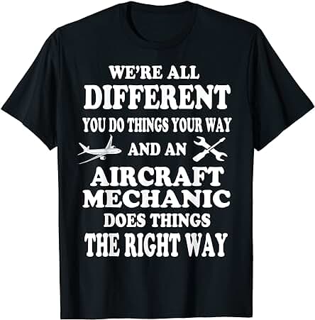 Camisa de Regalo Mecánico de Aviación A & P Mecánico Camiseta Regalo Camiseta