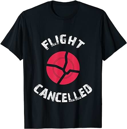 Camiseta 2A de los Amantes de las Armas de tiro con Cancelación de Vuelo Camiseta
