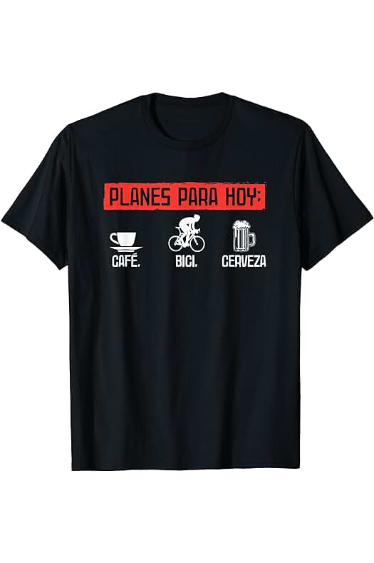 Camiseta Ciclistas Montaña Hombres Regalos Ciclistas bici Camiseta