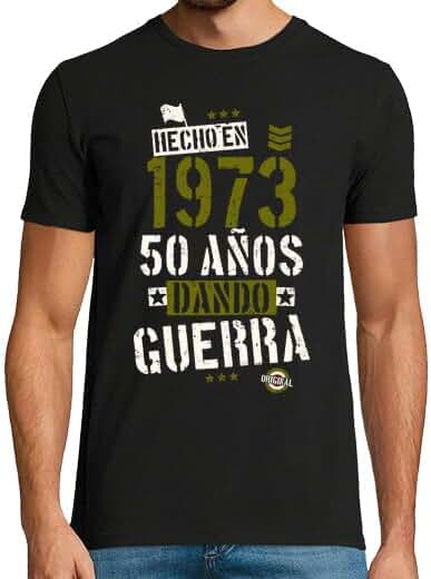 Camisetas Regalo 50 Cumpleaños Hombre - Camiseta 50 Años Hombre - Camiseta 1973 Vintage - Camiseta Graciosa Regalo Cumple - Regalos Originales Hombre 50 Años - Ideas Para Cumpleaños 50 Aniversario