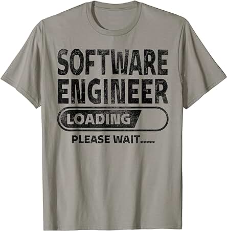 Carga de Ingeniero de Software, Regalos Divertidos de Informática Camiseta Carga de Ingeniero de Software, Regalos Divertidos de Informática Camiseta
