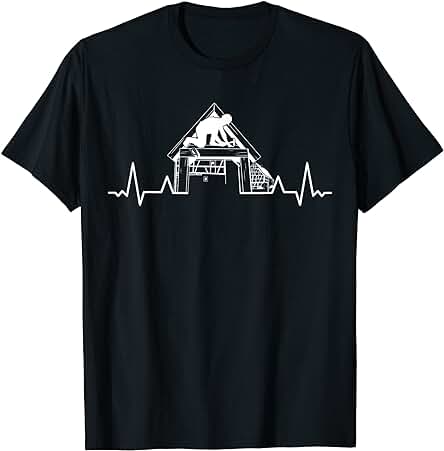 Carpinteros Ebanista Artesanos Cardiogram Carpintero Camiseta