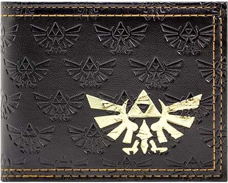Cartera de Legend of Zelda Triforce Artefacto Negro