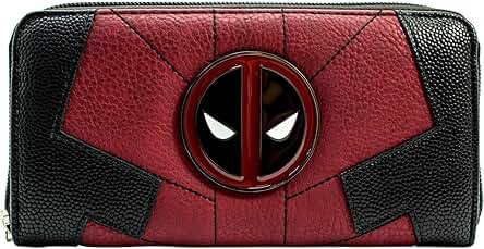 Cartera de Marvel Deadpool Anti-héroe Juego para Arriba Rojo
