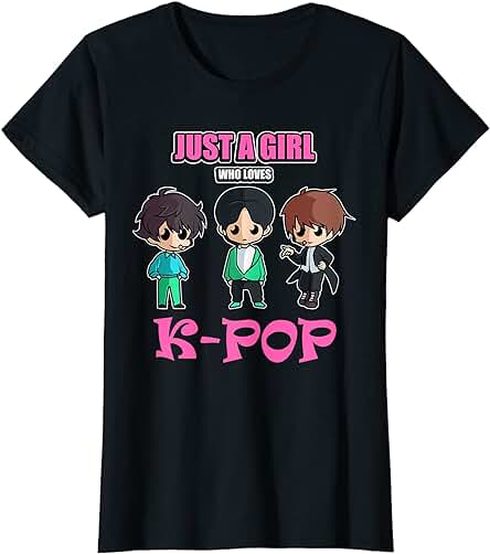 Chica Ama K-Pop Korea Music KPOP KPOP Camiseta