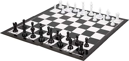 COLORBABY 46553 - Juego Ajedrez y Damas 2 en 1, CB Games, Juego de Concentración y Estrategia, Inlcuye 57 Piezas, 2 Jugadores, A Partir de 6 Años, Juguetes y Regalos para Niños