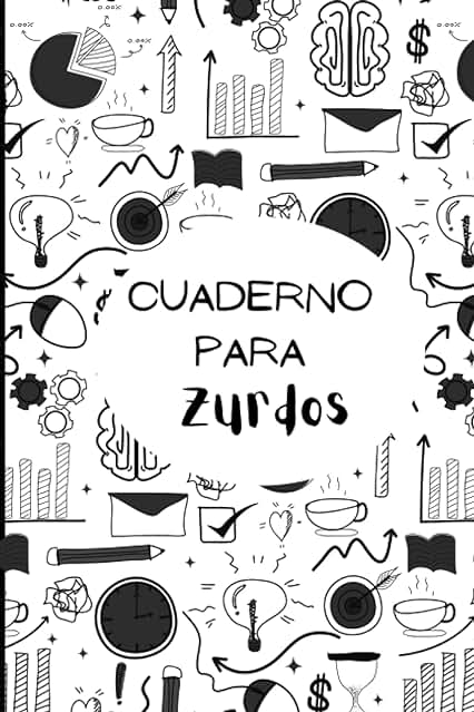 Cuaderno para Zurdos: Cuaderno Lindo y Divertido | 120 Páginas de Ancho Rayado para Facilitar la Escritura... Idea de Regalo Perfecta para Todas las Edades | 6x9 Pulgadas