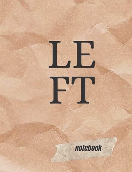 Cuaderno para Zurdos: Left Handed Notebook - Cuaderno de Escritura de 120 Páginas con Líneas Inclinadas - Diario de Regalos para Zurdos