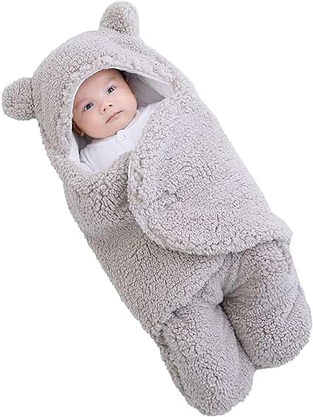 Danolt Manta para Envolver para Bebés,Gris Saco De Dormir Bebe Invierno 0-6 Meses Buzo Bebe Regalo Bebe Recien Nacido NiñA NiñO Pijama Manta Bebe Ropa Bebe Cosas para Bebes Danolt Manta para Envolver para Bebés,Gris Saco De Dormir Bebe Invierno 0-6 Meses Buzo Bebe Regalo Bebe Recien Nacido NiñA NiñO Pijama Manta Bebe Ropa Bebe Cosas para Bebes