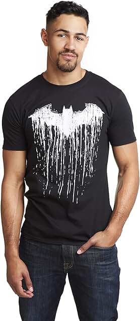 DC Comics Pintura Batman Camiseta para Hombre
