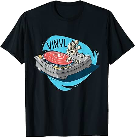 Disco de Vinilo Retro – Regalo de DJs de mesa Giratoria Camiseta Disco de Vinilo Retro – Regalo de DJs de mesa Giratoria Camiseta