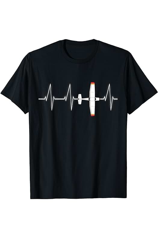 Diseños de Regalo Piloto Regalo de Avión Piloto Heartbeat Airplane Camiseta Diseños de Regalo Piloto Regalo de Avión Piloto Heartbeat Airplane Camiseta