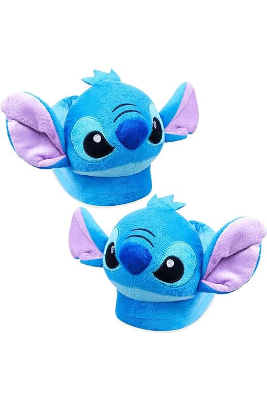 Disney Zapatillas de Casa Mujer Peluche Stitch Igor Winnie the Pooh