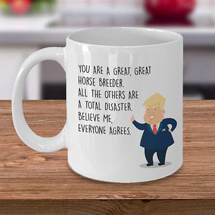 Divertida taza de Café para Criador de Caballos, los Mejores Regalos Personalizados con Nombre Personalizado para Entrenador, Cultivador, Criador, Ganadero, Presidente de Donald Trump, Novedad Divertida taza de Café para Criador de Caballos, los Mejores Regalos Personalizados con Nombre Personalizado para Entrenador, Cultivador, Criador, Ganadero, Presidente de Donald Trump, Novedad