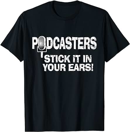 Divertido Regalo de Podcaster, Podcasting Camiseta