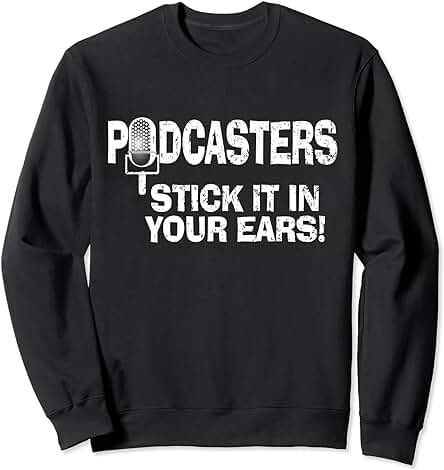 Divertido Regalo de Podcaster, Podcasting Sudadera