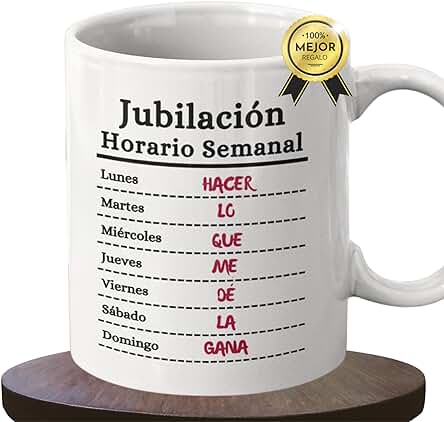 Divertidos Regalos de Jubilación Mujeres y Hombres. Taza para Abuela, Abuelo - Tazas de Jubilación para Compañeros de Trabajo y Familia - Ideas Originales Únicas para Regalar