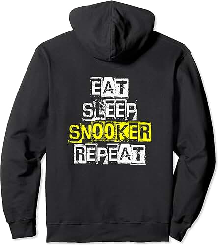 Eat Sleep Snooker Repeat - Divertido Regalo de Jugador de Snooker Sudadera con Capucha