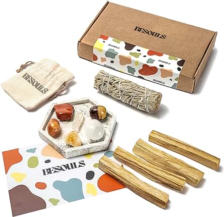 Edición Premium Ritual de Fuerza Interior: Activa tu Fortaleza Interior: 4 Palo Santo + 1 Salvia Blanca + 6 Piedras Protectoras + Bandeja Artesanal + QR Guía Digital (Fuerza Interior) Edición Premium Ritual de Fuerza Interior: Activa tu Fortaleza Interior: 4 Palo Santo + 1 Salvia Blanca + 6 Piedras Protectoras + Bandeja Artesanal + QR Guía Digital (Fuerza Interior)