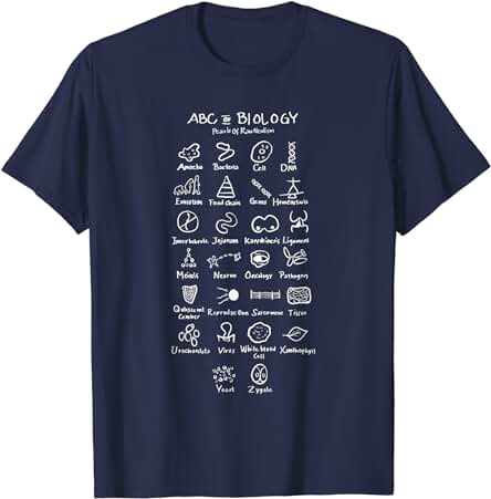 El ABC de la Biología Biólogo o Científico Camiseta