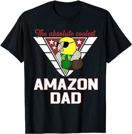 El Mejor Amazon Parrot Dad I Double Yellow-headed Amazon Camiseta